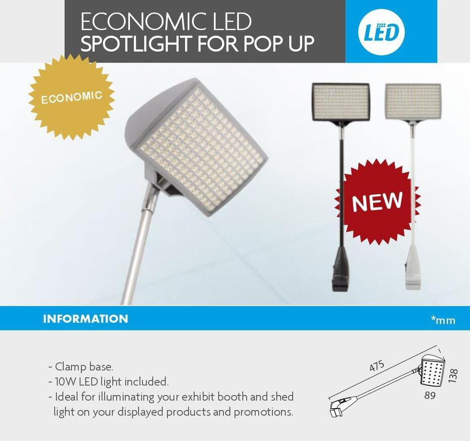 Led Económico para Pop Up