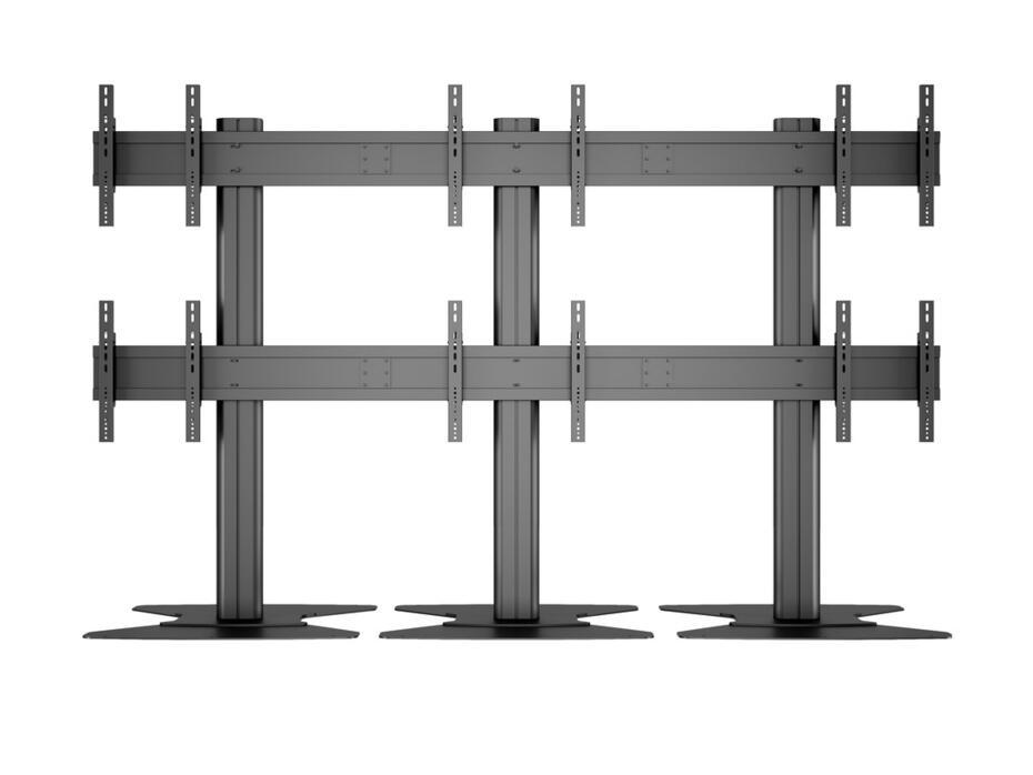 M Public Video Wall Stand 6-Screens 40-55