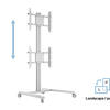 M Display Stand 180 Dual Vertical Silver