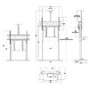 Suporte Motorizado Floorbase XL 150Kg White
