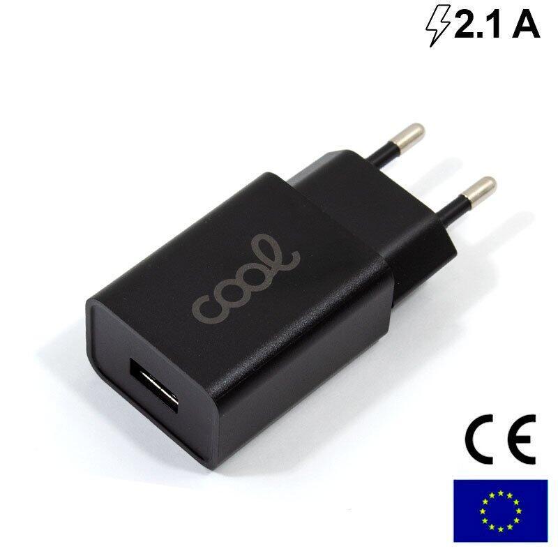 Carregador Universal USB COOL 2.1A Preto