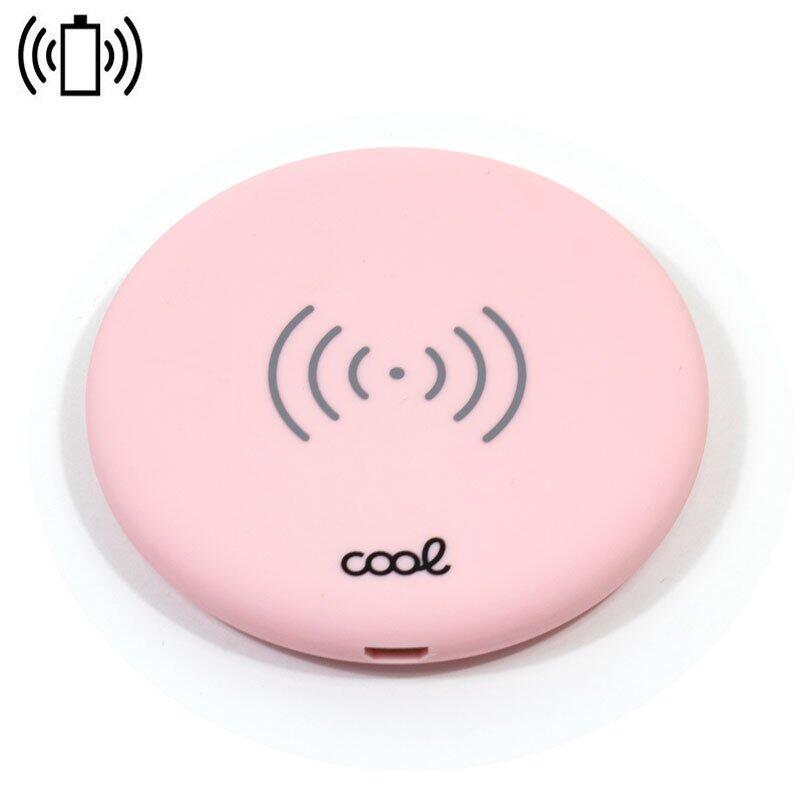 Carregador Smartphones Wireless Qi COOL Rosa