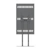 Suporte Display M Pro Series Enclosure 65 Floorbase Dual Pole
