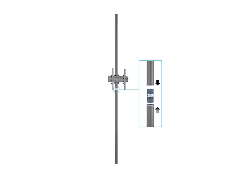 Suporte de chão ao teto Pro Design-Series MBFC1UD