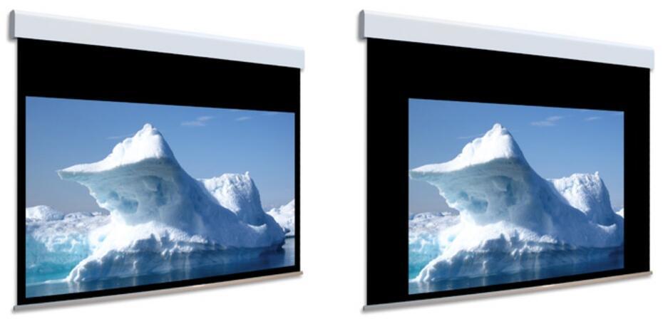 Tela de  Projeção 300CM Biformat com Moldura