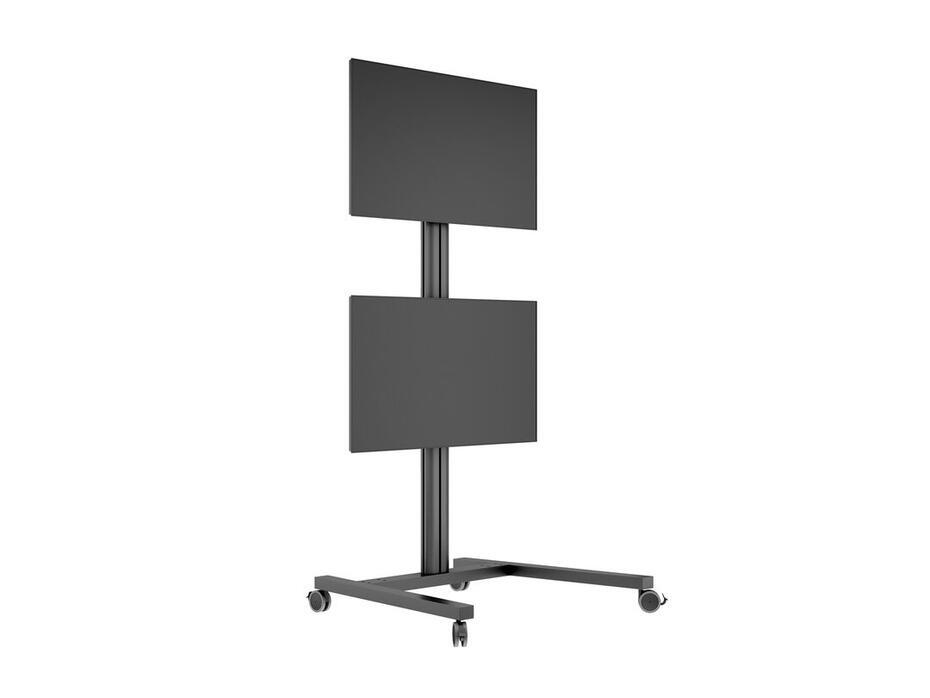 M Display Stand 180 Dual Vertical Black