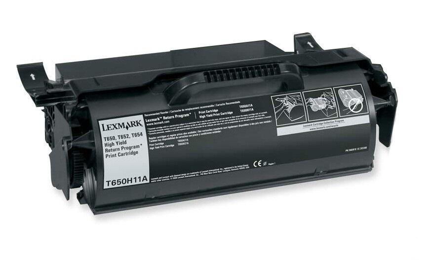 Lexmark T650 Toner Preto Compatível