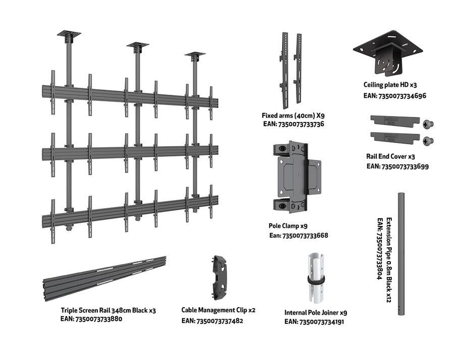 Suporte de teto Pro MBC3X3U
