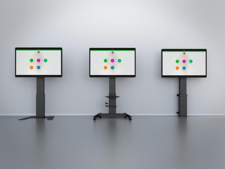 Suporte motorizado Public Floorstand 160kg Black SD