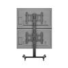 M Display Stand 180 Dual Vertical Black