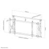 Suporte de parede LED-VW1750BLACK TV 32-55