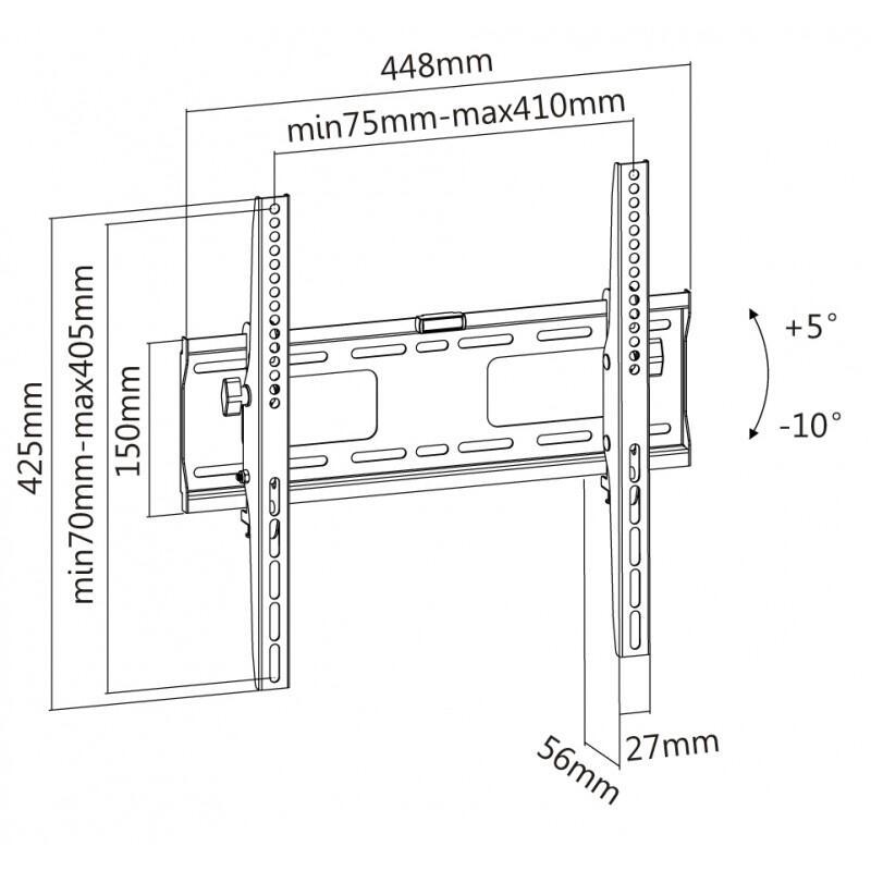 Suporte TV PLANO Flat 55-4040T
