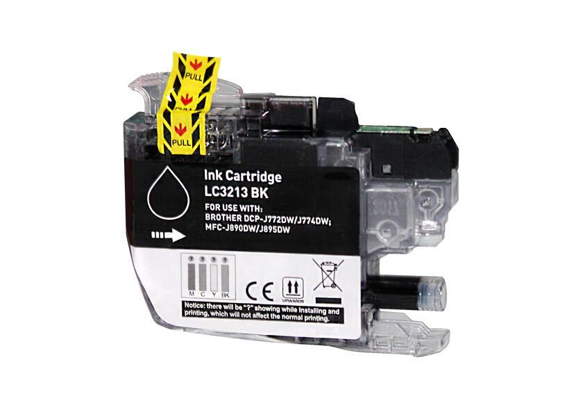Brother LC3213BK Preto Compatível