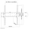 Suporte de parede TV 32-55 FPMA-W350BLACK 