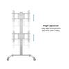 M Display Stand 180 Dual Vertical Silver