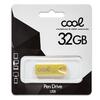 Pen Drive USB x32 GB 2,0 COOL Metal Chave Ouro