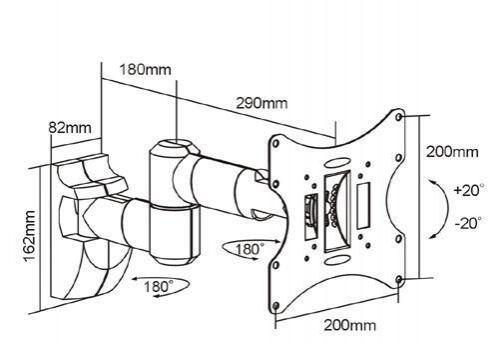 Suporte TV Flexo 40-300B