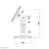 Suporte para colunas SPEAKER-W100 