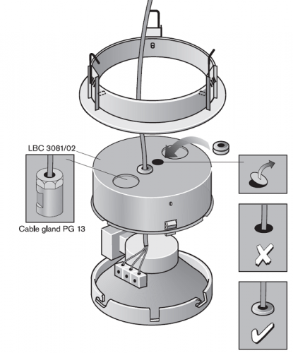 Altifalante de Tecto 6 W LBC3086/41