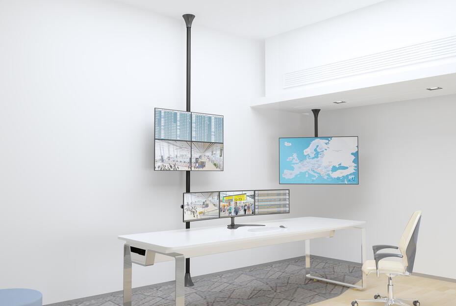 Suporte de chão ao teto Pro MBFC2X2U-F100