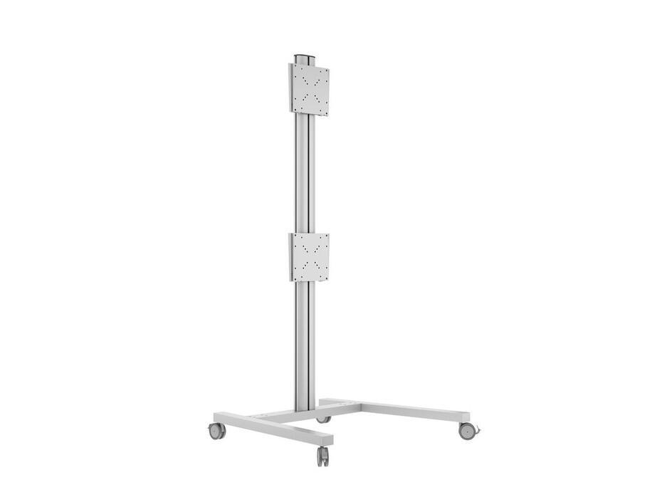 M Display Stand 180 Dual Vertical Silver