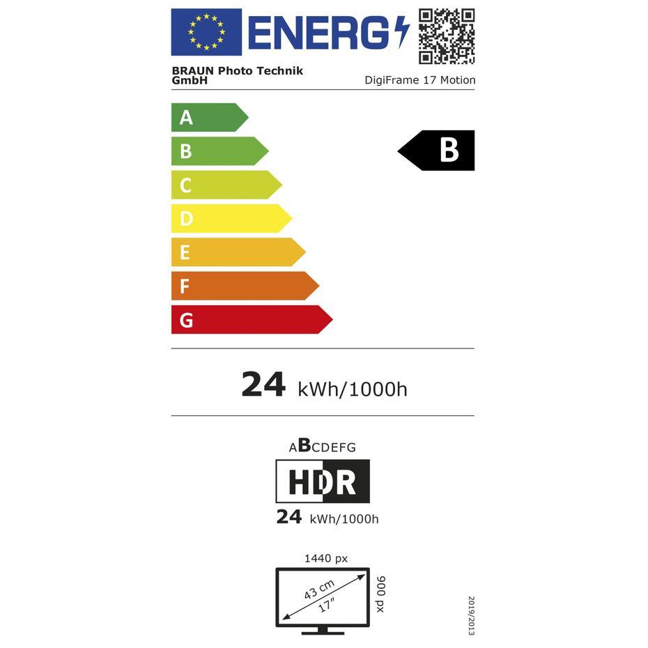 Moldura Digital Braun Digiframe 17 Motion