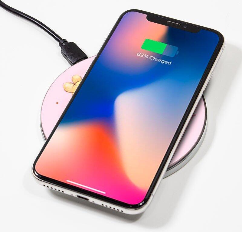 Carregador Smartphones Qi sem fio Disney Winnie (Carga rápida)