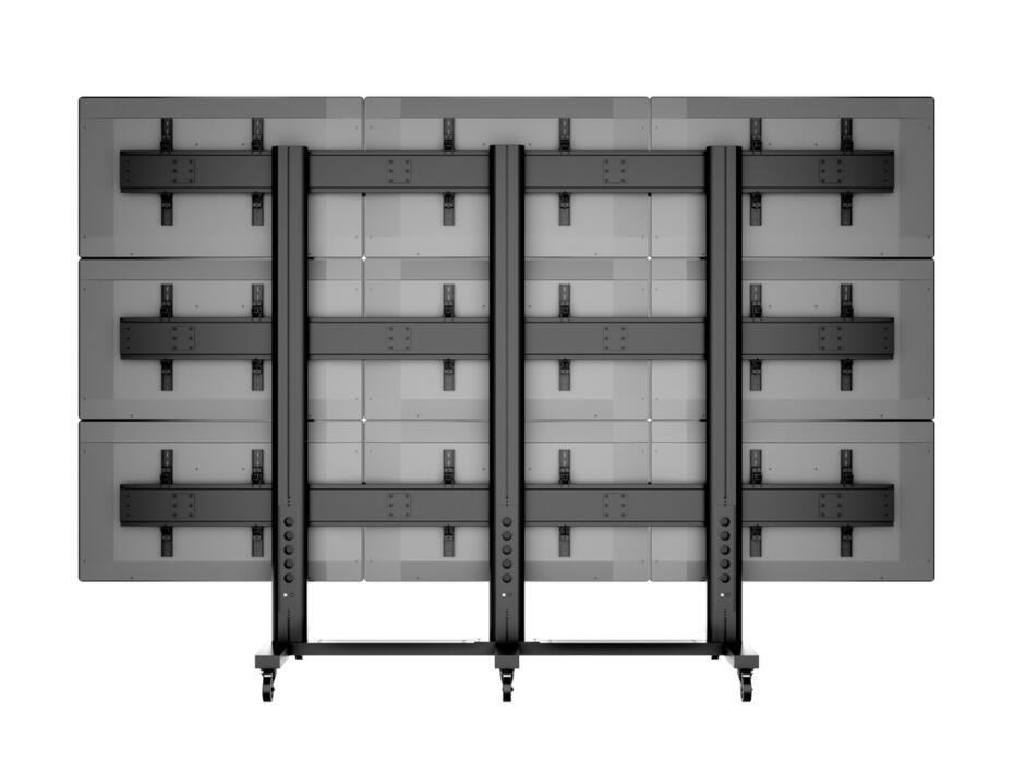 M Public Video Wall Stand 9-Screens 40-55