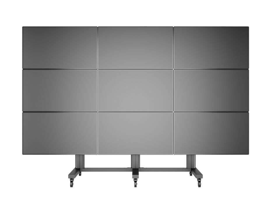 M Public Video Wall Stand 9-Screens 40-55