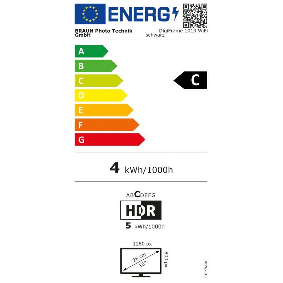 Moldura Digital Braun DigiFrame 1019 WiFi