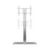 M Public Display Stand 180 HD Single Silver Floorbase