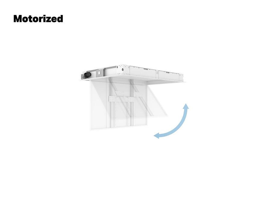 Suporte de teto motorizado M invertido 65-86