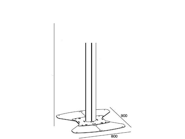 Base Dupla Public Display