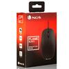 Rato USB NGS Flame Preto