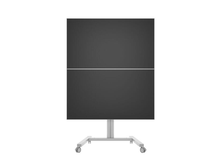 M Display Stand 180 Dual Vertical Silver