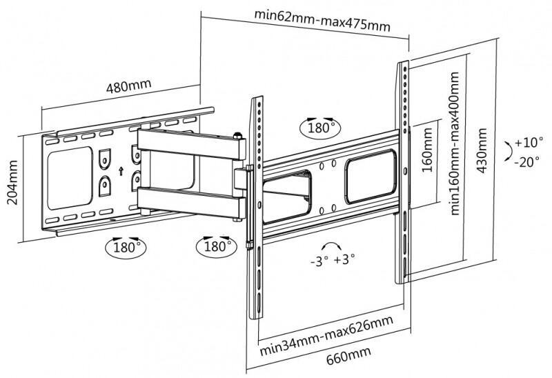 Suporte TV Plexo 70-6040T
