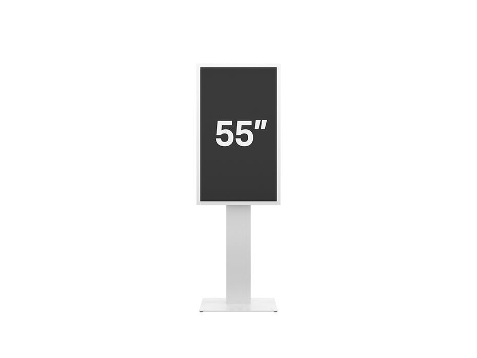 Suporte Display M Pro Series Enclosure 55 Kiosk White