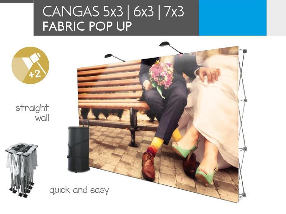Pop Up Velcro Cangas