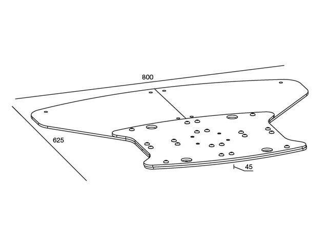 Base M Public Display Floorstand
