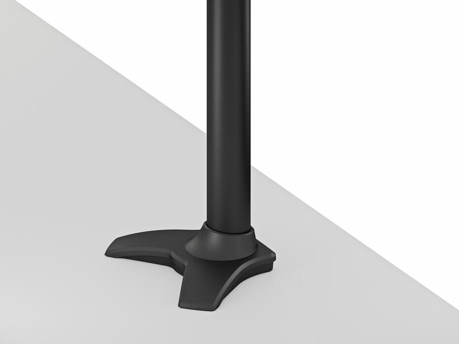 M Deskt Single / Dual / Triple Stand Grommet Base