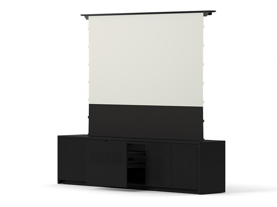 M Projection Laser TV Cabinet 84 Black