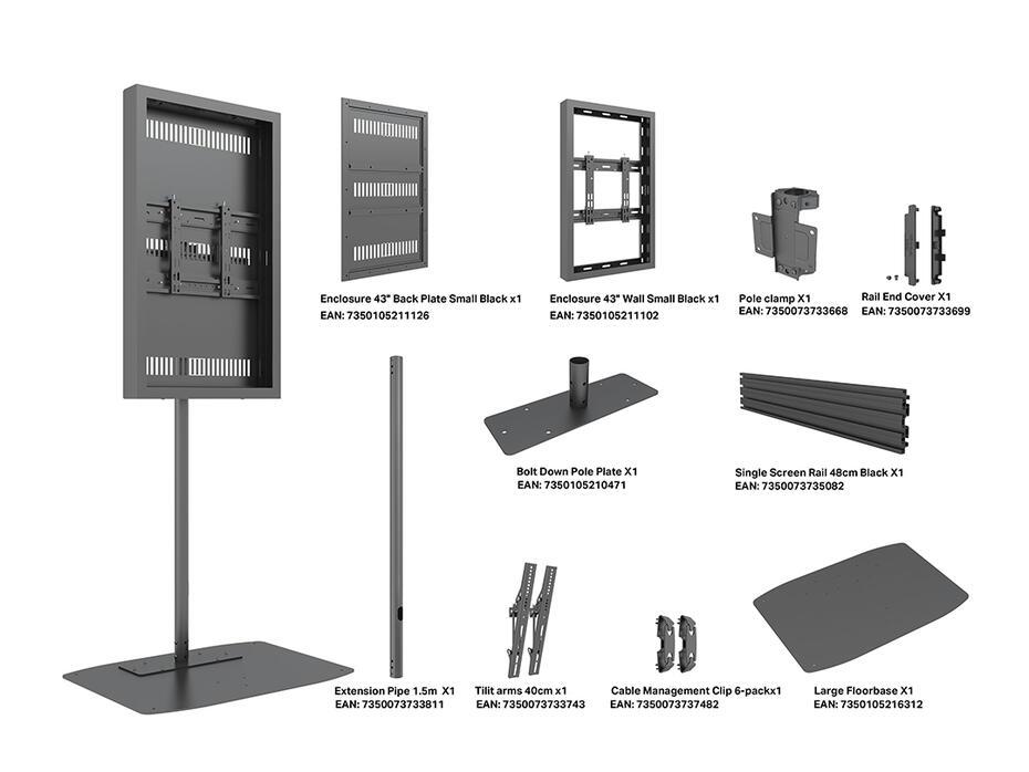 Suporte Display M Pro Series Enclosure 43 Floorbase