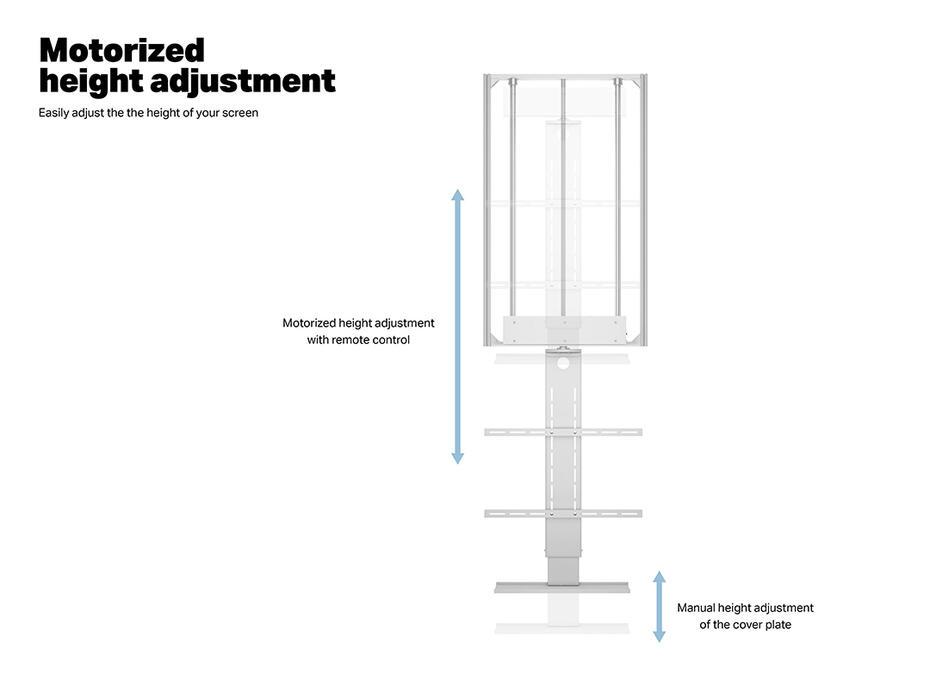 Suporte motorizado TV Lift Turn 55-75 Drop Down