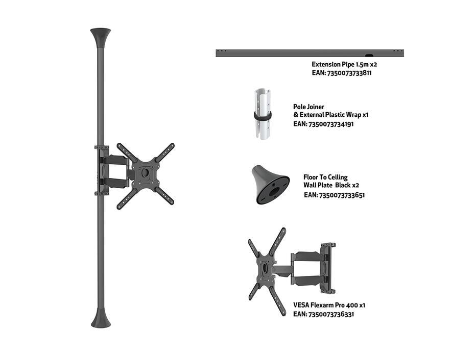 Suporte de chão ao teto Pro MBFC1F