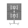 M Display Stand 180 Dual Vertical Silver