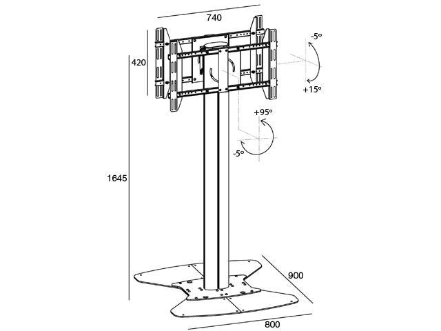 Base Dupla Public Display