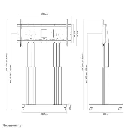 Suporte de chão TV PLASMA-M2600SILVER