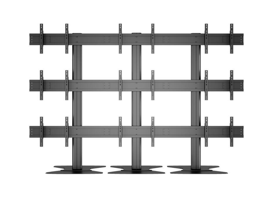M Public Video Wall Stand 9-Screens 40-55