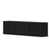 M Projection Laser TV Cabinet 84 Black