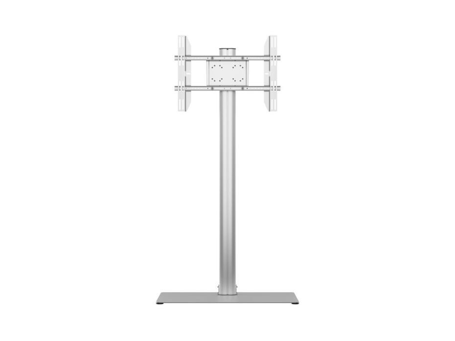 M Display Stand 180 Single Silver Floorbas